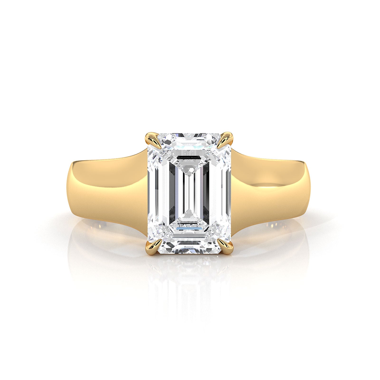 5g Trellis Solitaire Lab Grown Diamond IGI Certified Engagement 5.5mm Ring 1.00 Ctw.